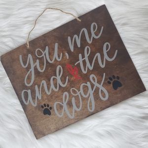 Dog home sign